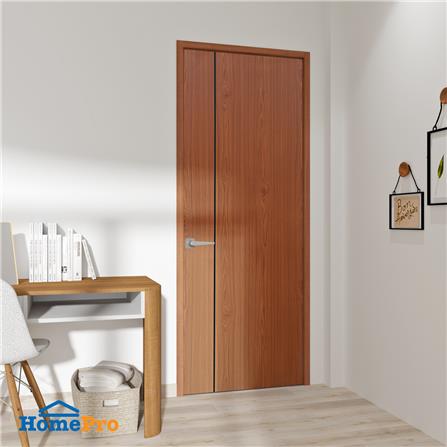 ประตูภายในเมลามีน AZLE L1 80X200 ซม. สี OAK-TEAK_3