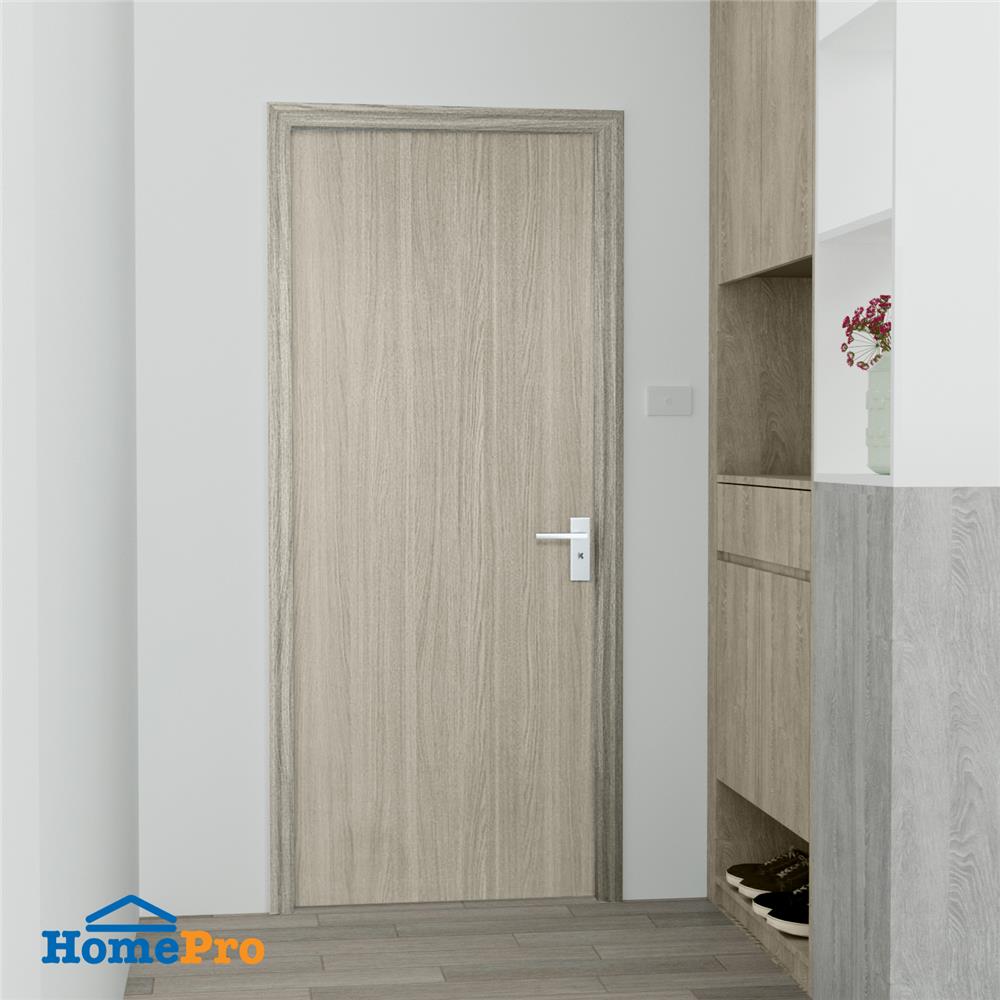 ประตูภายในเมลามีน AZLE GY 80X200 ซม. สีเทา