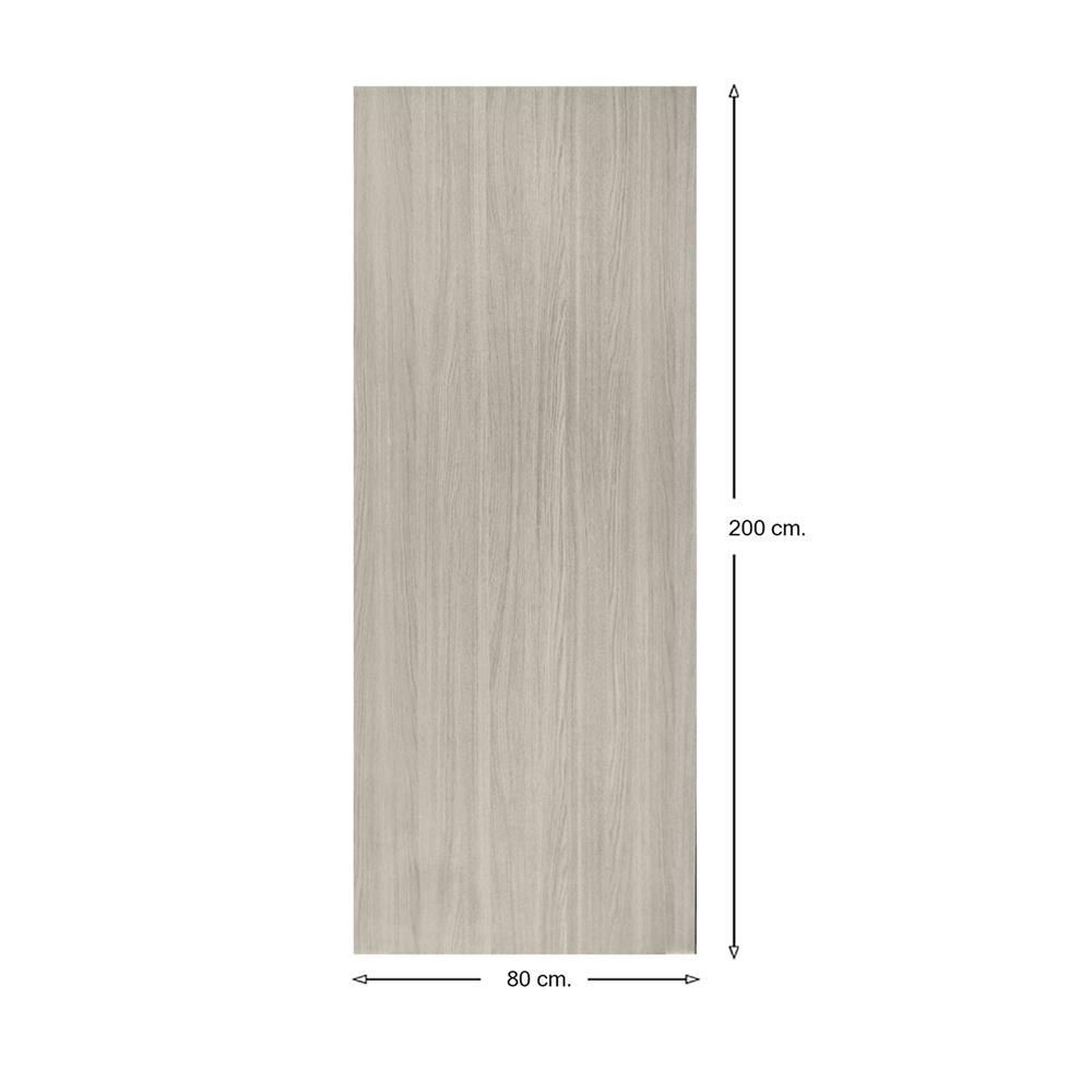 ประตูภายในเมลามีน AZLE GY 80X200 ซม. สีเทา
