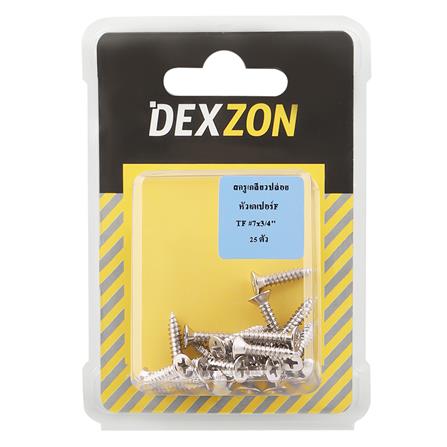 สกรูเกลียวปล่อย TF DEXZON 7X3/4 นิ้ว 25 ตัว_1