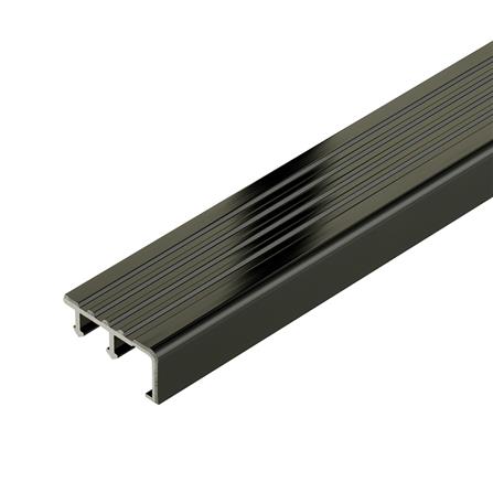 จมูกบันไดอะลูมิเนียม DP 4 ซม. 2 ม. สีดำ_0