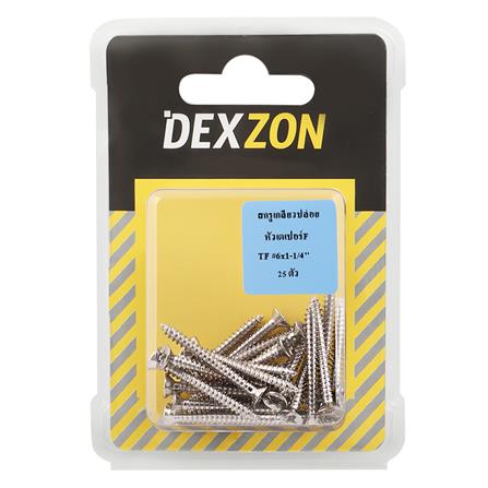 สกรูเกลียวปล่อย TF DEXZON 6X1-1/4 นิ้ว 25 ตัว_1