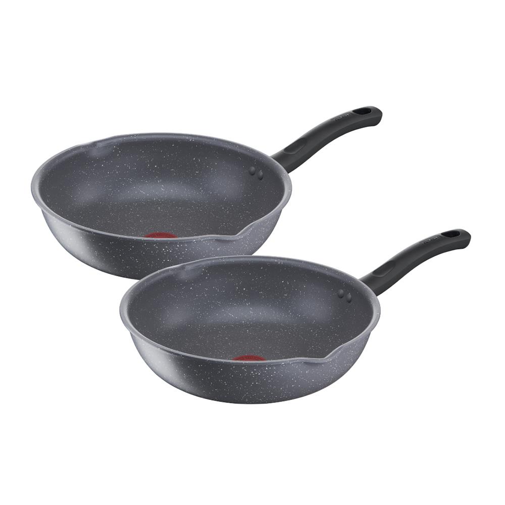 ชุดกระทะลึก 26 ซม. TEFAL COOK HEALTHY 1 แถม 1