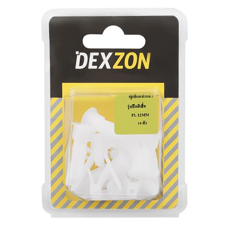 พุกยึดผนังกลวงพลาสติก DEXZON PTT-1 12 มม. 10 ตัว_1