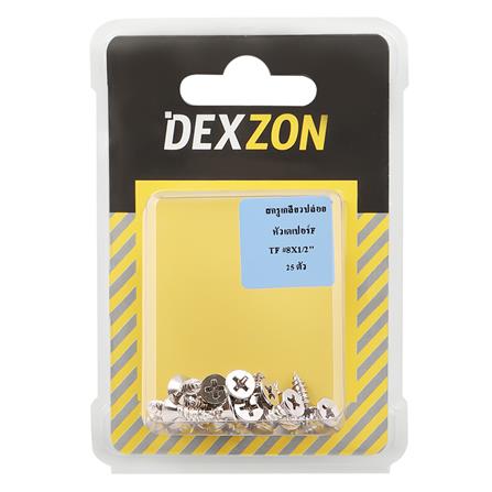 สกรูเกลียวปล่อย TF DEXZON 8X1/2 นิ้ว 25 ตัว_1