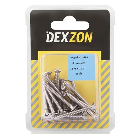 สกรูเกลียวปล่อย TF DEXZON 8X1-1/2 นิ้ว 25 ตัว_1