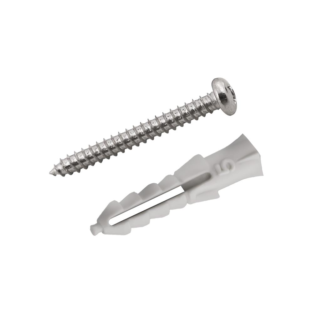 พุกพลาสติกพร้อมสกรู DEXZON HA-514 เบอร์ 5 10 ตัว