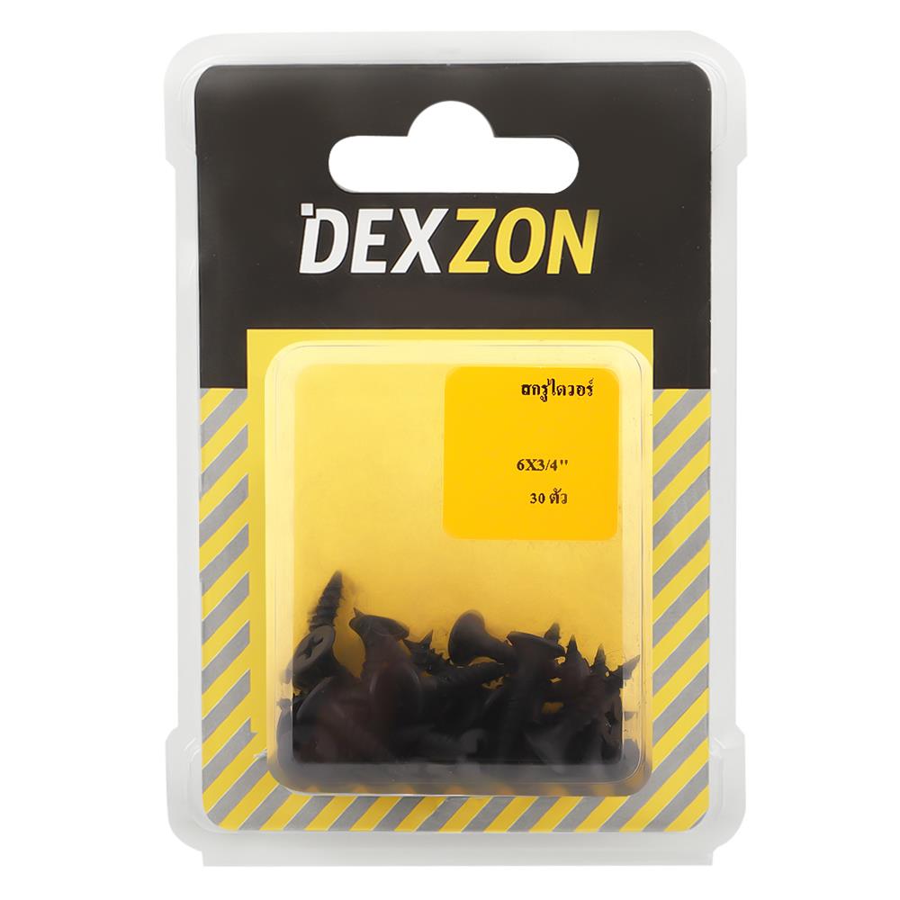 สกรูไดร์วอลล์ TF DEXZON 6X3/4 นิ้ว 30 ชิ้น