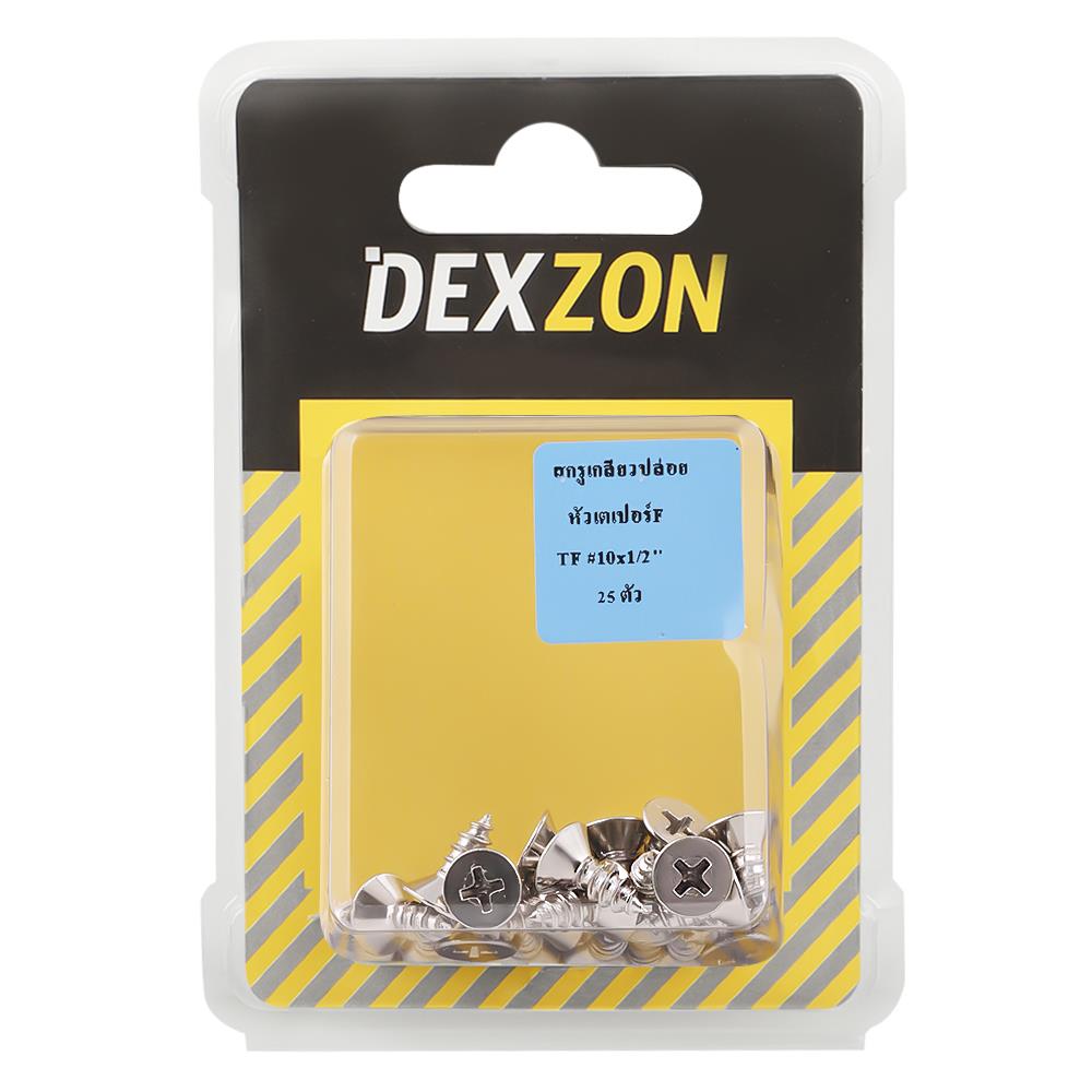 สกรูเกลียวปล่อย TF DEXZON 10X1/2 นิ้ว 25 ตัว