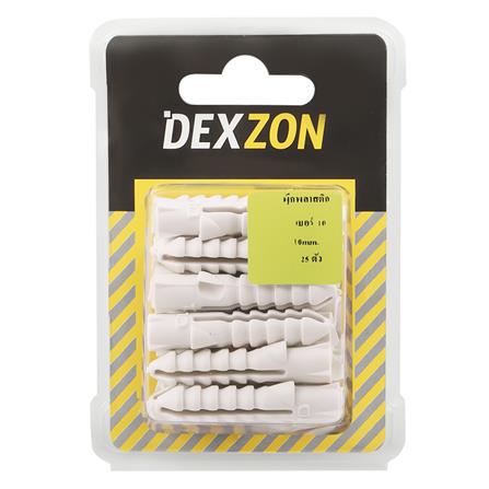 พุกพลาสติก DEXZON HNA-6 เบอร์ 10 25 ตัว_1