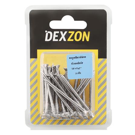สกรูเกลียวปล่อย TF DEXZON 7X2 นิ้ว 25 ตัว_1