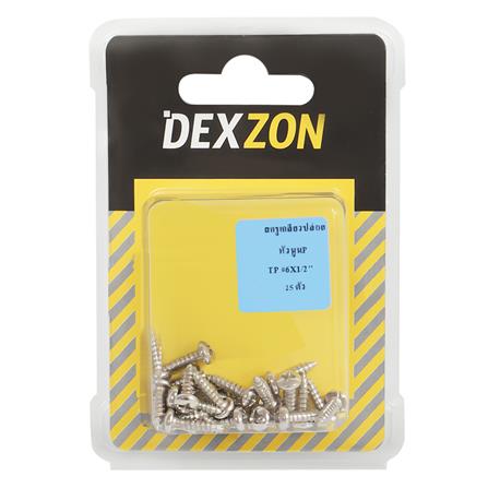 สกรูเกลียวปล่อย TP DEXZON 6X1/2 นิ้ว 25 ตัว_1