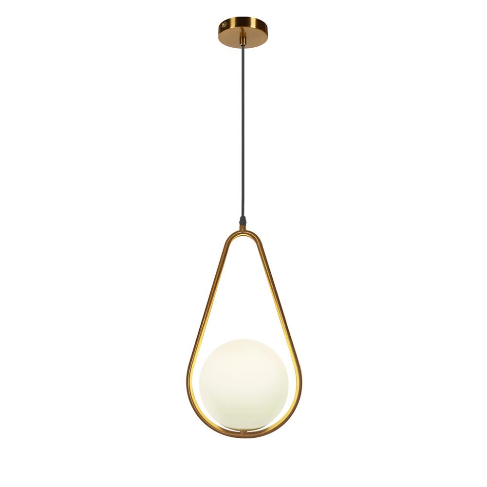 ไฟช่อ CARINI MS4063A 1 หัว สีขาว/ทอง