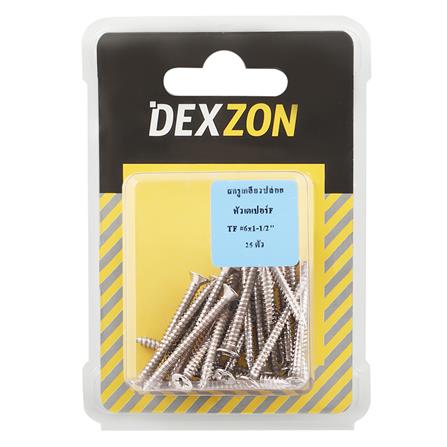 สกรูเกลียวปล่อย TF DEXZON 6X1-1/2 นิ้ว 25 ตัว_1