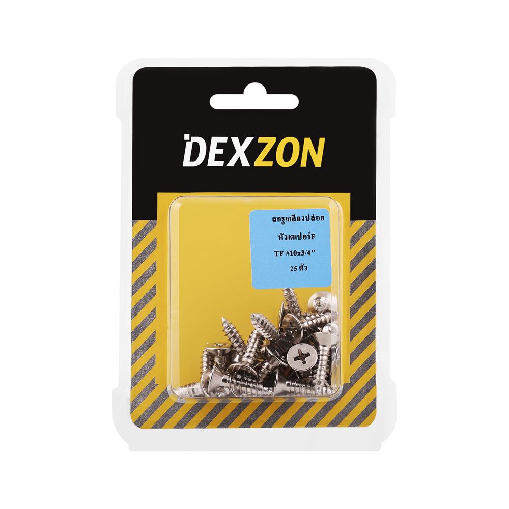 สกรูเกลียวปล่อย TF DEXZON 10X3/4 นิ้ว 25 ตัว