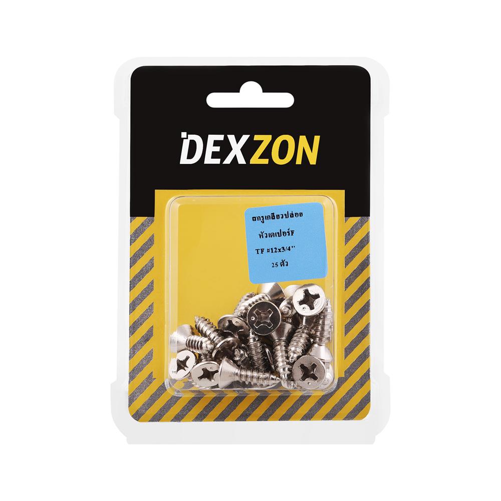 สกรูเกลียวปล่อย TF DEXZON 12X3/4 นิ้ว 25 ตัว