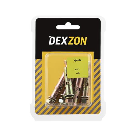 พุกเหล็ก DEXZON 1/4 นิ้ว 5 ตัว_1