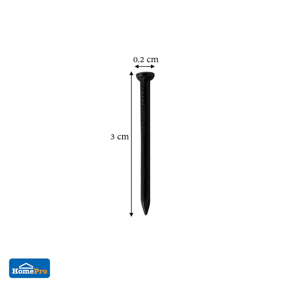 ตะปูคอนกรีตดำ DEXZON 30X2 มม. แพ็ก 25 ชิ้น