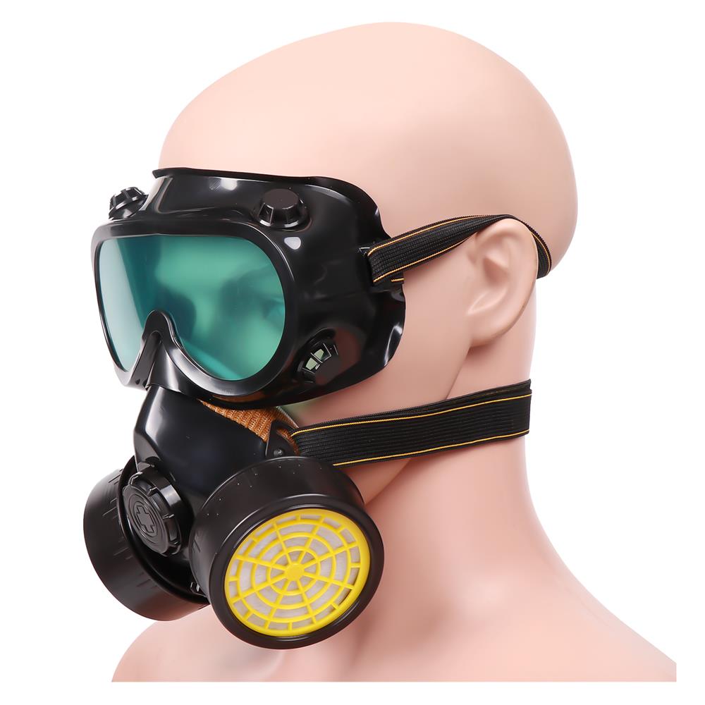 หน้ากากครึ่งหน้า DEXZON ไส้กรองคู่พร้อมแว่น