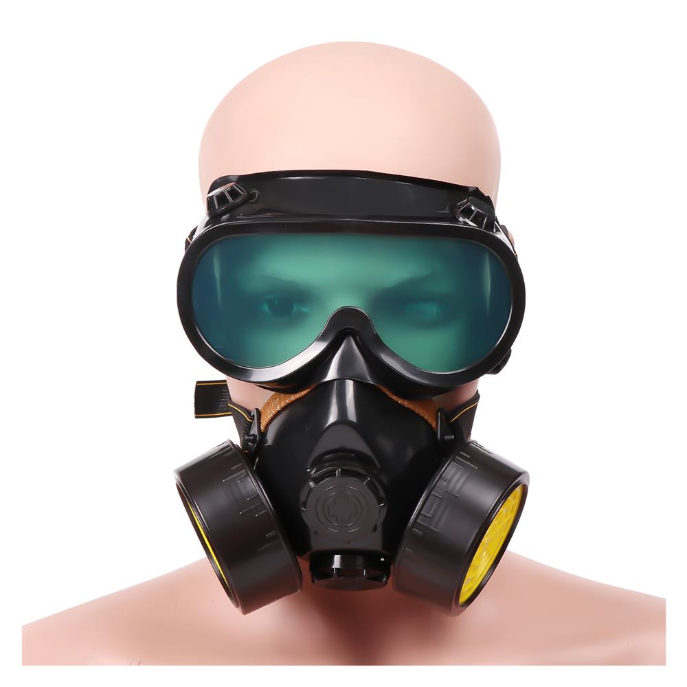 หน้ากากครึ่งหน้า DEXZON ไส้กรองคู่พร้อมแว่น