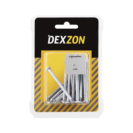 ตะปูคอนกรีตขาว DEXZON 2 นิ้ว แพ็ก 20 ชิ้น_1