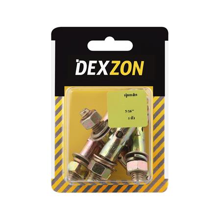 พุกเหล็ก DEXZON 5/16 นิ้ว 5 ตัว_1