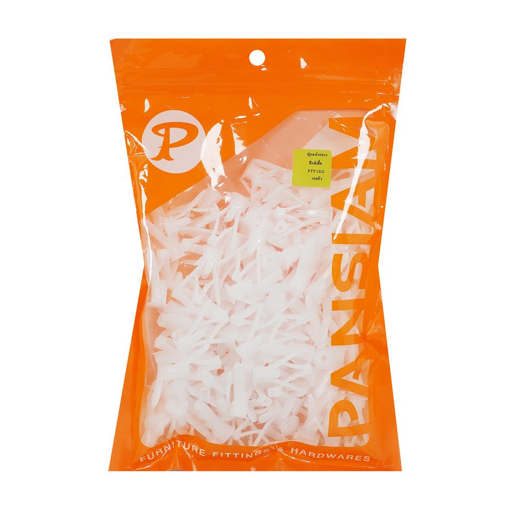 พุกยึดผนังกลวงพลาสติก DEXZON PTT-1 12 มม. 100 ตัว