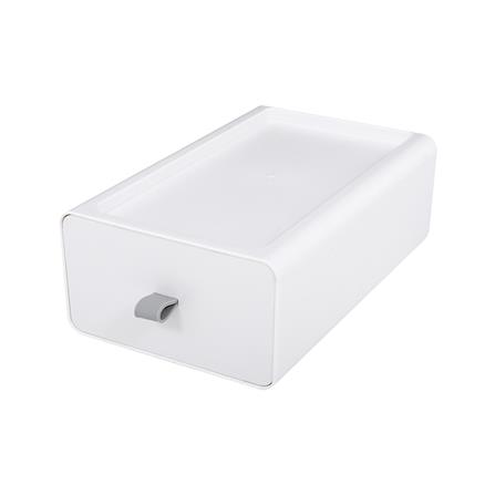 กล่องลิ้นชักเล็ก STACKO CUBE S 13.3x21x8 ซม. สีขาว