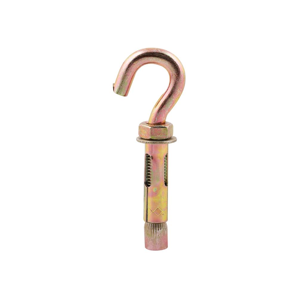 พุกเหล็ก พร้อมตะขอ DEXZON 10X50 มม. 2 ตัว