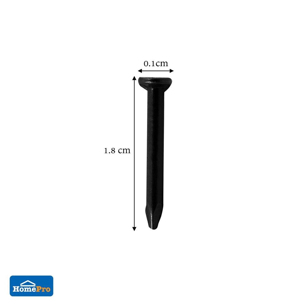 ตะปูคอนกรีตดำ DEXZON 18X1.5 มม. แพ็ก 25 ชิ้น