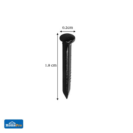 ตะปูคอนกรีตดำ DEXZON 18X2 มม. แพ็ก 100 ชิ้น_2