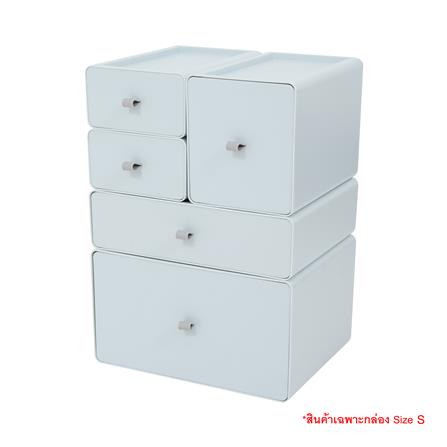 กล่องลิ้นชักเล็ก STACKO CUBE S 13.3x21x8 ซม. สีเทา_5