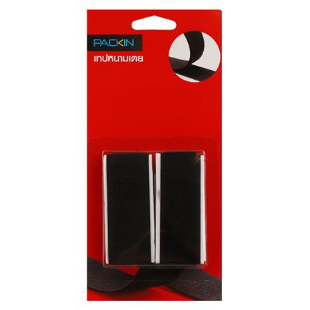 เทปหนามเตย PACK IN 1 นิ้ว x 20 ซม. ดำ_2