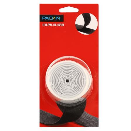 เทปหนามเตย PACK IN 1 นิ้ว x 100 ซม. สีขาว_2