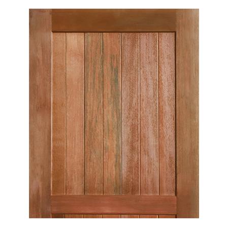 ประตูไม้เบญจพรรณ ไม่เจาะลูกบิด VK 2 ฟัก ขอบ 5 นิ้ว สายฝนกลาง 80x200 ซม. สีธรรมชาติ_2