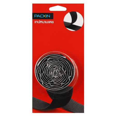 เทปหนามเตย PACK IN 1 นิ้ว x 100 ซม. สีดำ_2