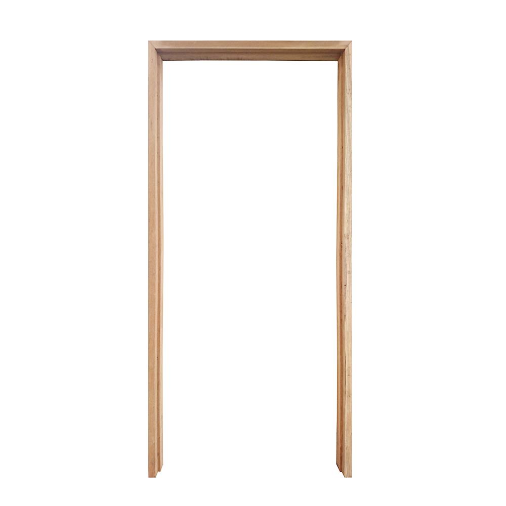 วงกบประตูไม้เนื้อแข็ง VK 80X180 ซม. สีธรรมชาติ