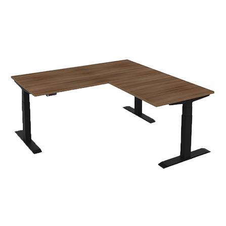 โต๊ะทำงานปรับระดับ ERGOTREND SIT 2 STAND GEN3 L-SHAPE 180 ซม. สี TWILIGHT ELM/ดำ_0