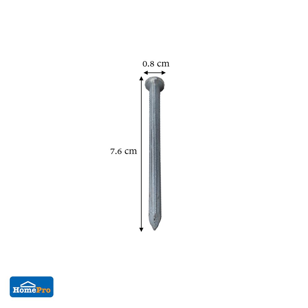 ตะปูคอนกรีตขาว DEXZON 3 นิ้ว 1 กก.