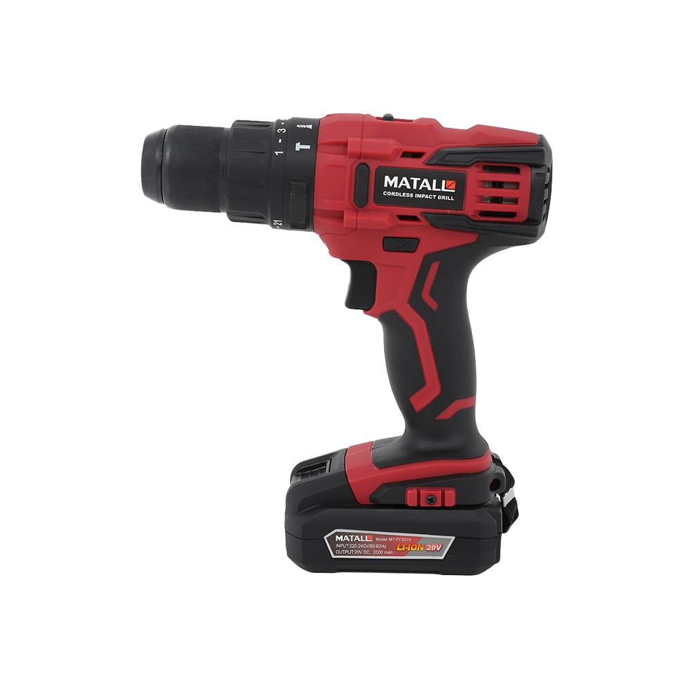 สว่านไร้สาย (พร้อมแบตเตอรี่) MATALL MT-PF2010 20 โวลต์