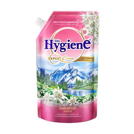 รีฟิลน้ำยาปรับผ้านุ่ม HYGIENE 480 มล. เอเดลไวส์