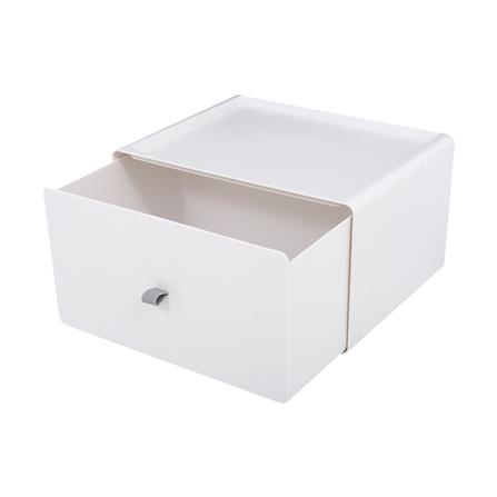 กล่องลิ้นชักเล็ก STACKO CUBE XL 26.8x21x15.3 ซม. สีขาว_2