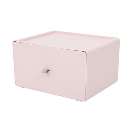 กล่องลิ้นชักเล็ก STACKO CUBE XL 26.8x21x15.3 ซม. สีชมพู