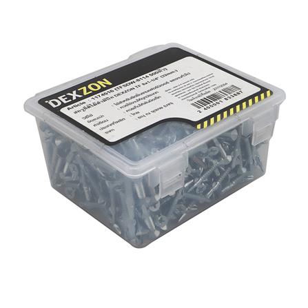 สกรูยึดไม้ฝามีปีก DEXZON TF 8X1-1/4 นิ้ว 500 ชิ้น_1