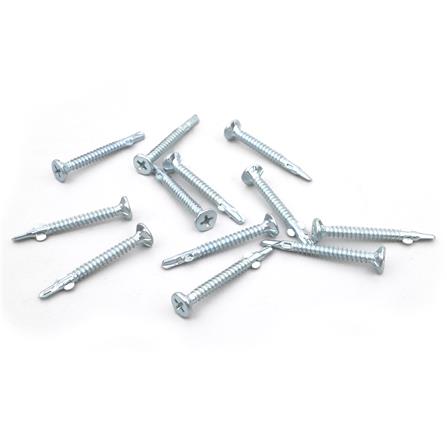 สกรูยึดไม้ฝามีปีก DEXZON 7X1-1/2 นิ้ว 12 ชิ้น_1