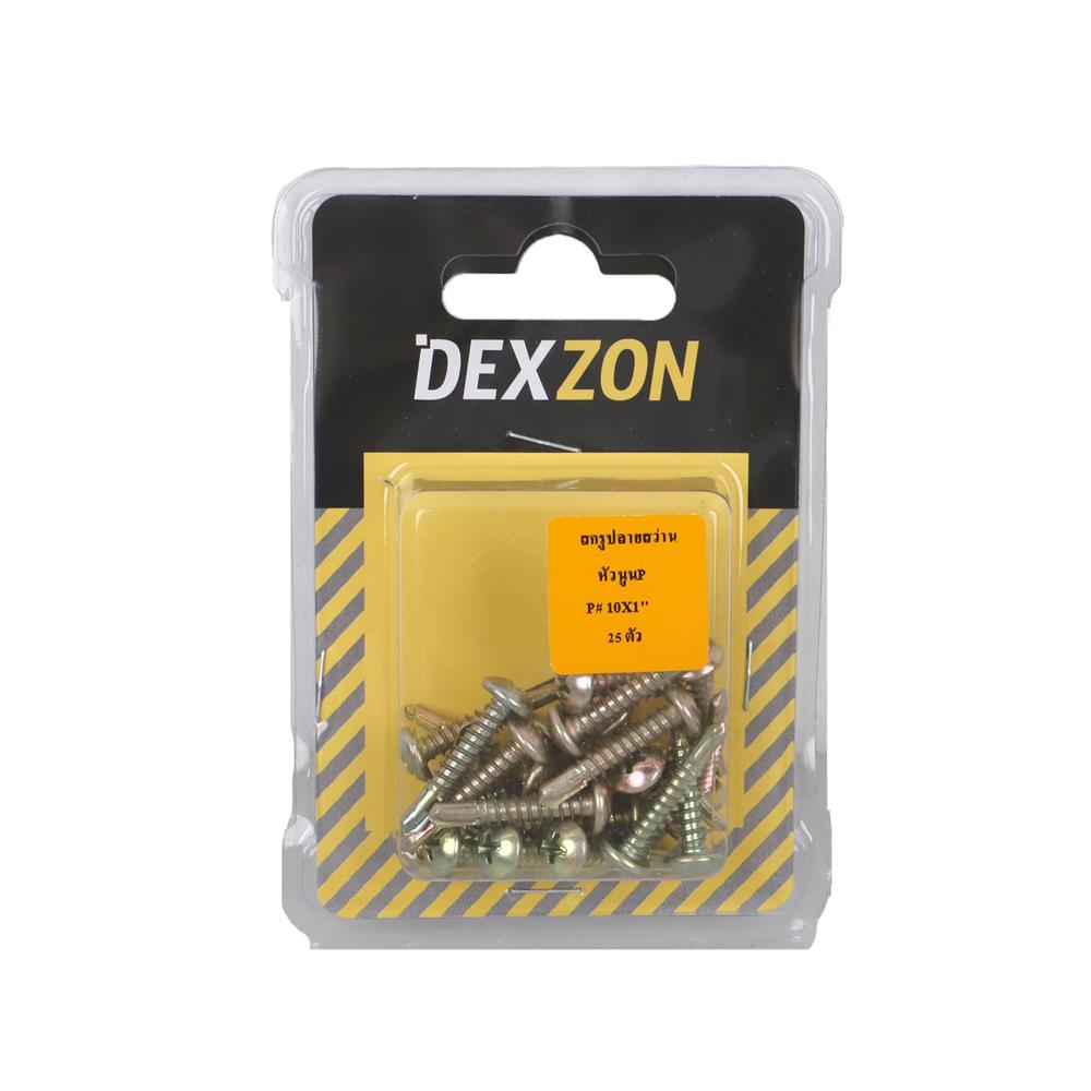 สกรูปลายสว่าน TP DEXZON 10X1 นิ้ว 25 ชิ้น