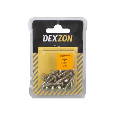 สกรูปลายสว่าน TP DEXZON 10X1 นิ้ว 25 ชิ้น_1