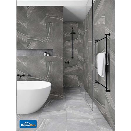 กระเบื้องพื้น 60x60 ซม. COTTO ควีนสโตน กราไฟต์ (HYG)PM 1.44M2_4