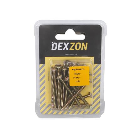 สกรูปลายสว่าน TP DEXZON 8X2 นิ้ว 25 ชิ้น_1