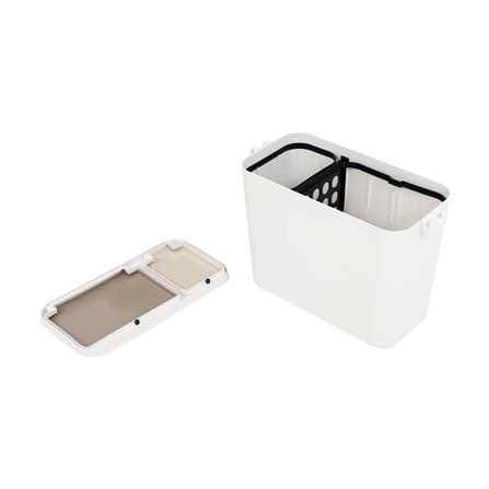 ถังขยะฝากด แบ่ง 2 ช่อง ACCO EARTH 27 ลิตร สีขาว_3